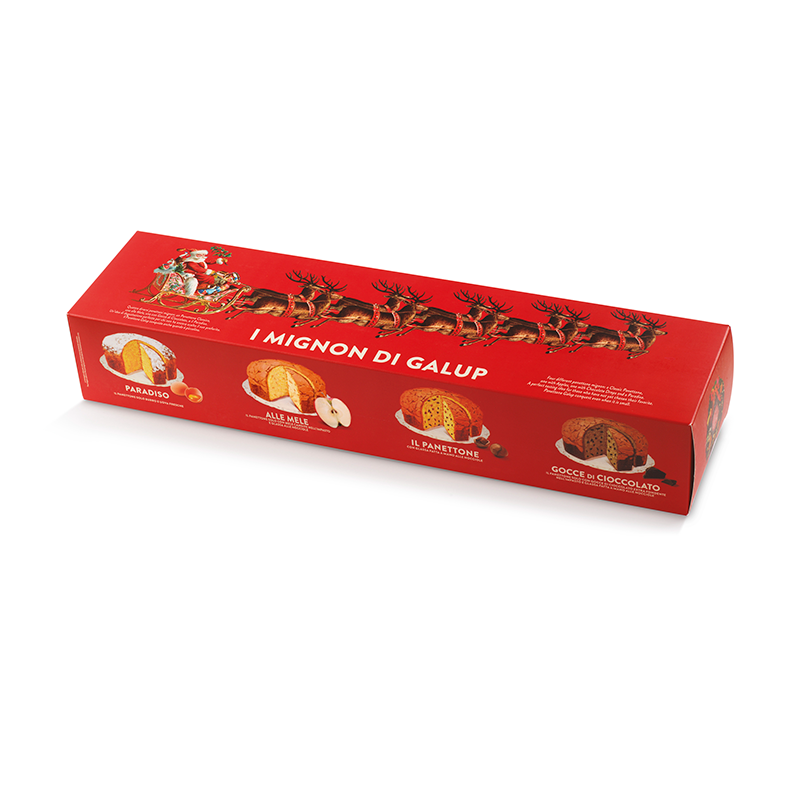 Galup assorted mini Panettone 4X100gr Christmas Ed