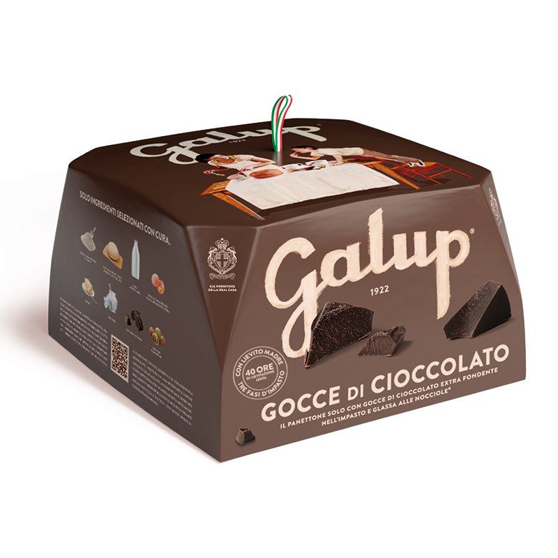 Galup Chocolate Drops Panettone 750g