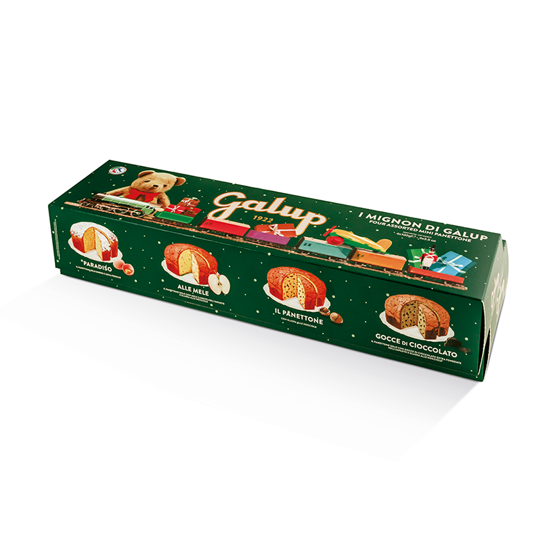 Galup assorted mini Panettone 4X100gr Teddy Ed