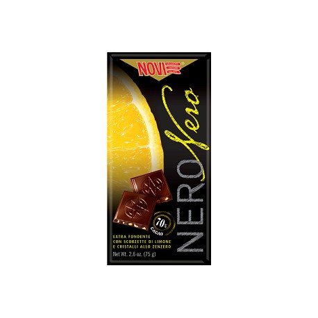 Novi Nero Lemon & Ginger Chocolate Bar