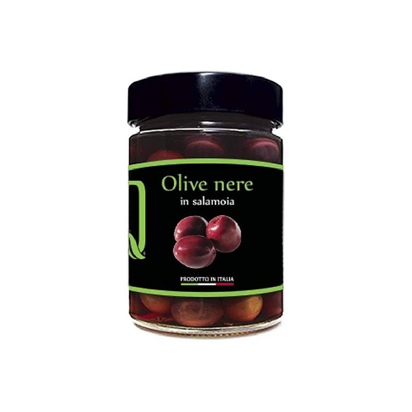 Quattrociocchi Olives Black 580g