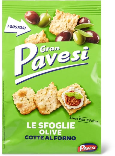 Pavesi Le Sfoglie Olives Crackers