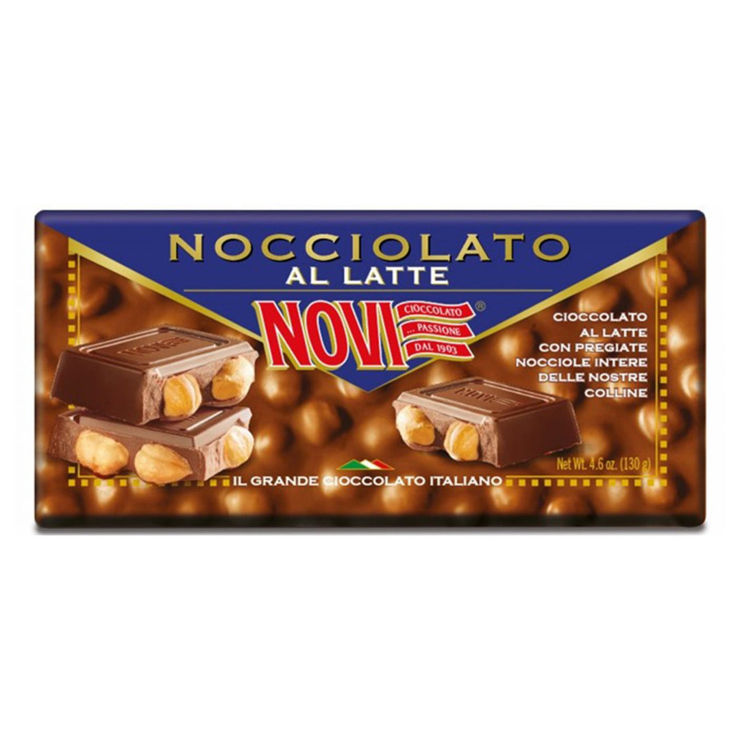 Novi Milk Chocolate Bar with Hazelnuts